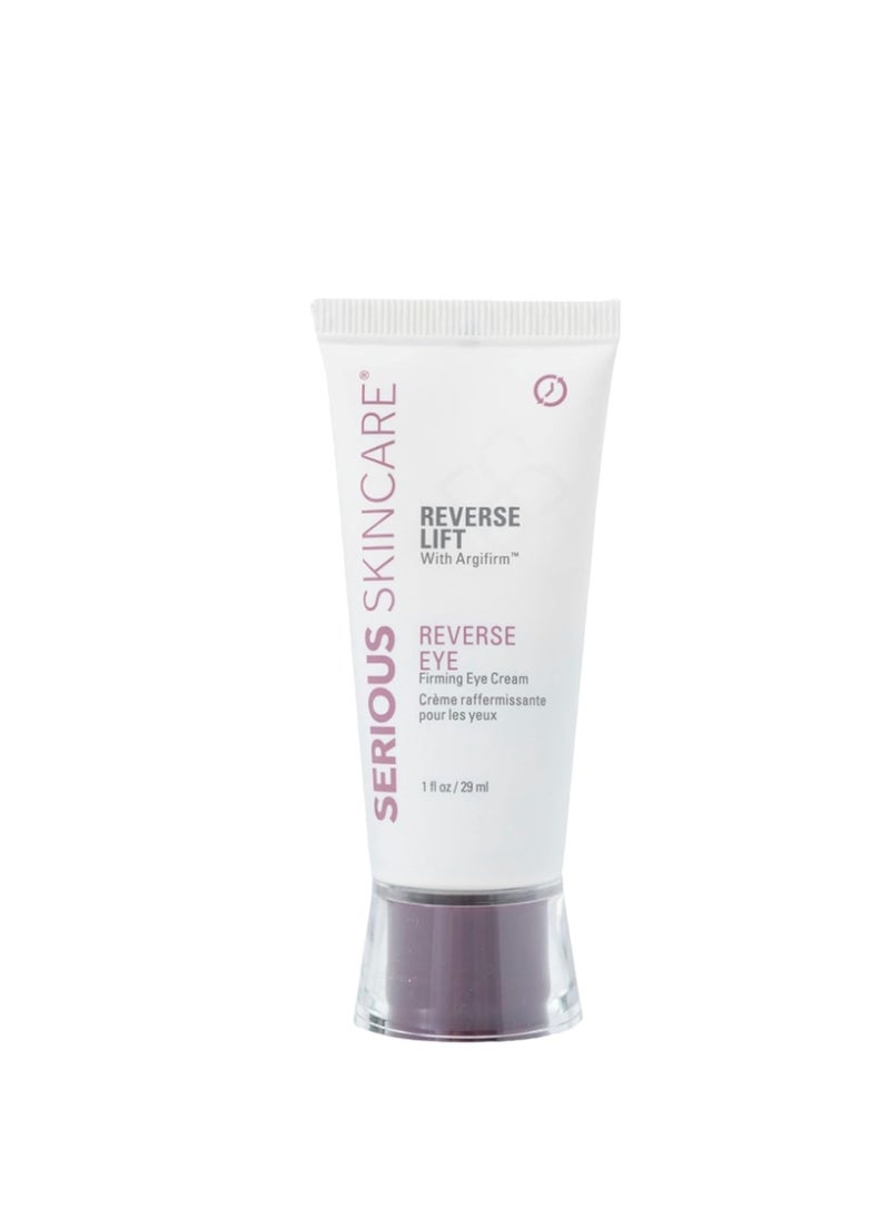 Serious Skincare Serious Skincare - Reverse Lift Eye Cream Moisturizer with Peptides - Skin Firming Wrinkle Formula - Temporarily Lift & Firm Eye Lids and Eye Area – Women, Men - 1 Fl. Oz.  - Image 1