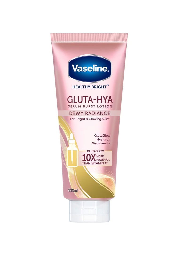 Vaseline Healthy Bright Gluta-Hya Serum Burst Lotion Dewy Radiance