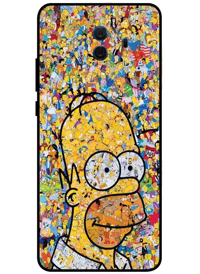 EYE CATCH Protective Case Cover For Huawei Mate 10 Simpsons Multicolor - Image 1