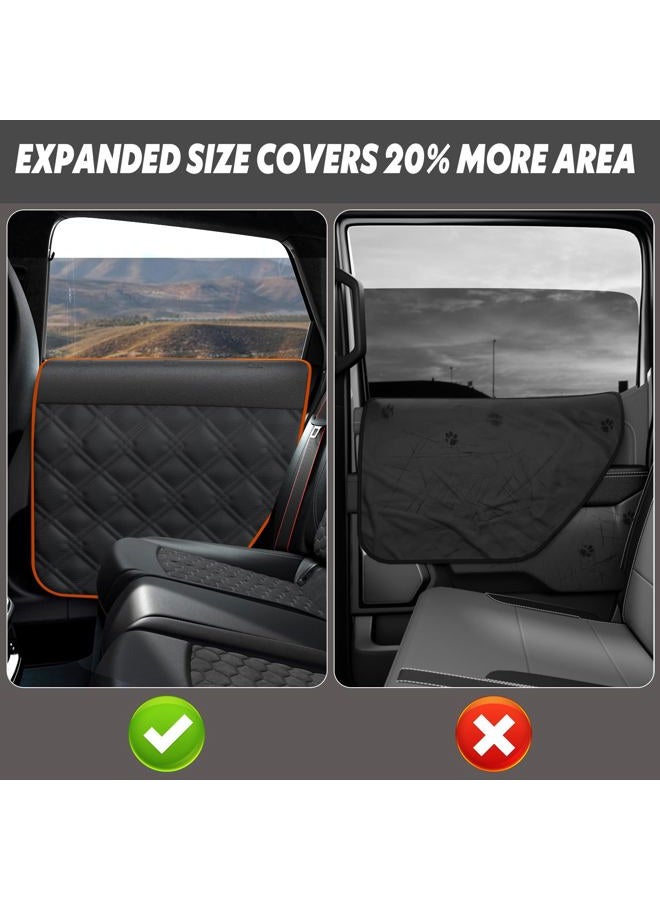 Surfcabin Door Protector From Dog Scratching– 20% Larger Designed for 𝐒𝐞𝐝𝐚𝐧𝐬, 𝐅𝐚𝐦𝐢𝐥𝐲 𝐂𝐚𝐫𝐬 𝐚𝐧𝐝 𝐒𝐦𝐚𝐥𝐥 𝐒𝐔𝐕𝐬, 2 Packs [Left + Right] Thickened Waterproof Dog Car Door Protector - Image 4
