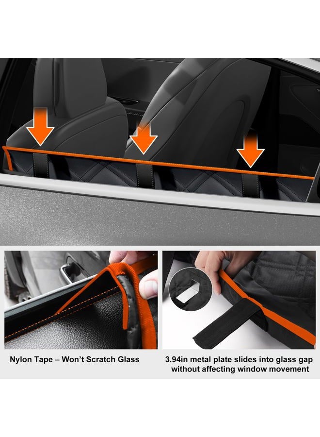 Surfcabin Door Protector From Dog Scratching– 20% Larger Designed for 𝐒𝐞𝐝𝐚𝐧𝐬, 𝐅𝐚𝐦𝐢𝐥𝐲 𝐂𝐚𝐫𝐬 𝐚𝐧𝐝 𝐒𝐦𝐚𝐥𝐥 𝐒𝐔𝐕𝐬, 2 Packs [Left + Right] Thickened Waterproof Dog Car Door Protector - Image 2