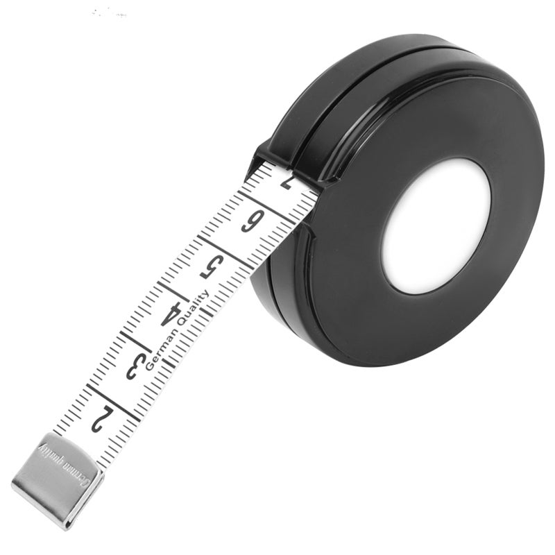 Soft Retractable Tape Measure 150cm: Dual-Scale Clear Printing - Portable Button Retractable Measuring Tape for Body Diet Tailor Home Sewing - Image 3
