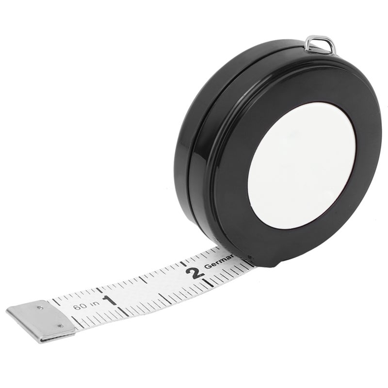 Soft Retractable Tape Measure 150cm: Dual-Scale Clear Printing - Portable Button Retractable Measuring Tape for Body Diet Tailor Home Sewing - Image 2