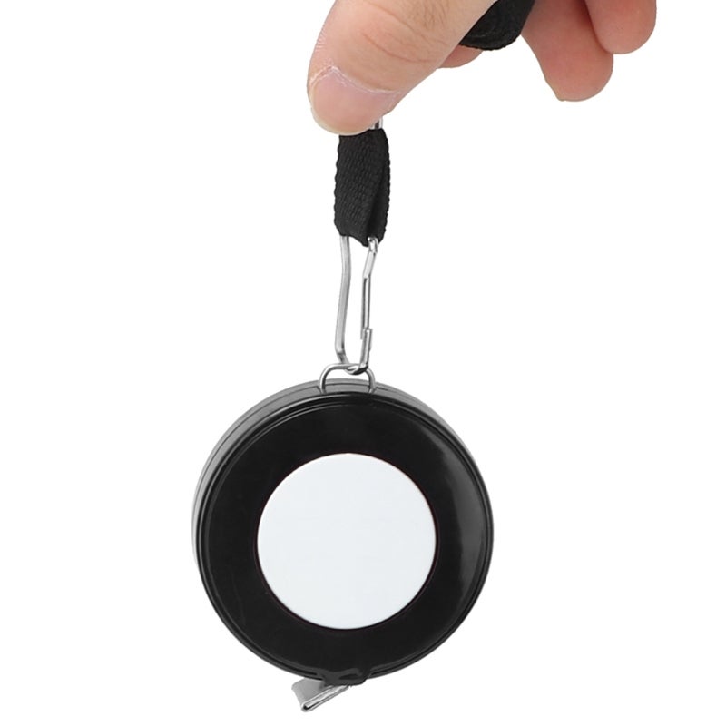 Soft Retractable Tape Measure 150cm: Dual-Scale Clear Printing - Portable Button Retractable Measuring Tape for Body Diet Tailor Home Sewing - Image 4