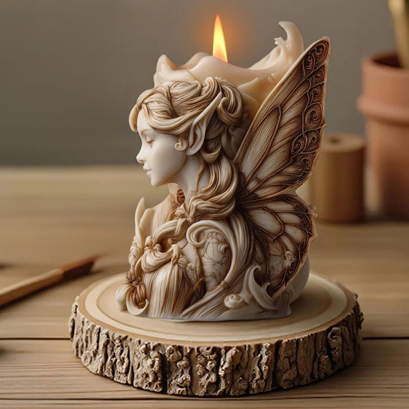 EVERELAM Angel Silicone 3D Flower & Rose Mold - Peony & Candle Making Molds for Resin, Clay & Soap Craft Supplies - Image 1