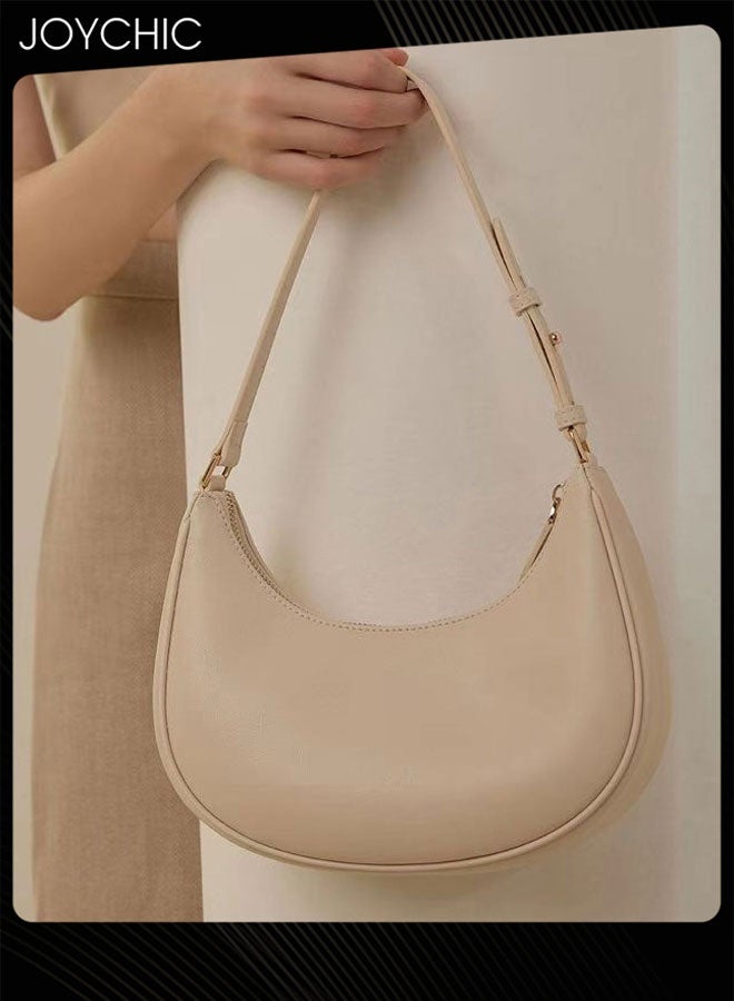 Joychic حقيبة كتف هلالية للنساء حقيبة كروس بودي عصرية حقيبة هوبو جلدية كلتش حقيبة يد بحزام قابل للتعديل - Image 3