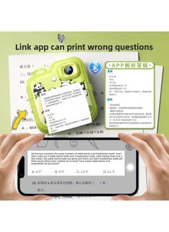 Generic 2024 Children's Color Camera Can Take Pictures And Print Out Photos Directly With Automatic Video Recording-Color: Printing Camera│Instant Printing│Print With Wrong Question│Bluetooth Image Transfer  - Image 4