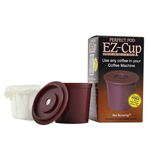 Perfect Pod EZ-Cup for Keurig 1.0 Brewers, 1-Stream Reusable K-Cup Coffee Pod, Refillable Coffee Filter - Image 1
