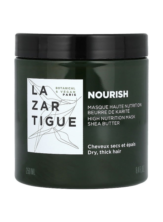 Lazartigue Lazartigue, Nourish, High Nutrition Hair Mask, Shea Butter, 8.4 fl oz (250 ml) - Image 1