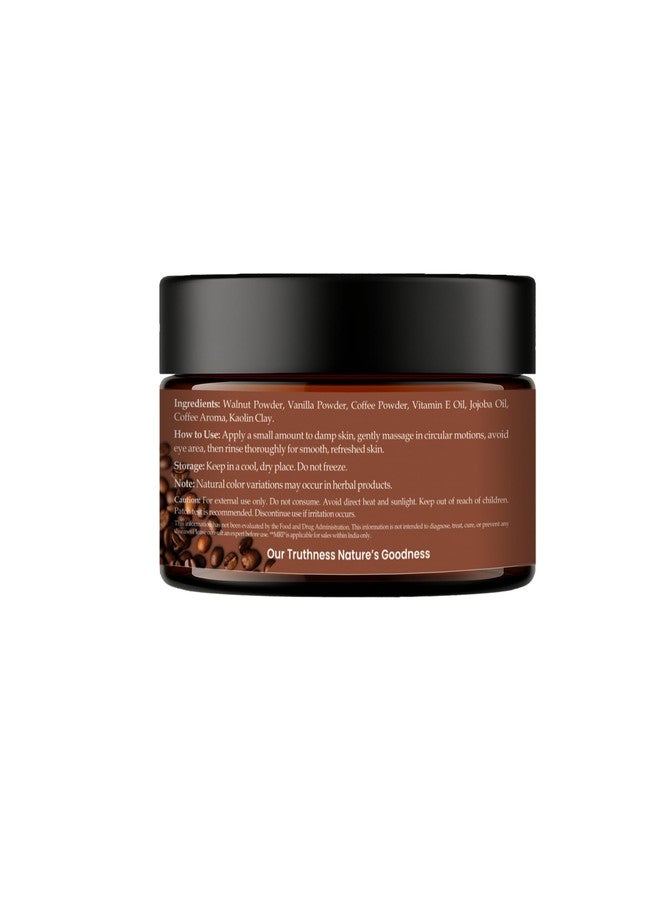 Havintha Coffee Scrub for Face | Natural Exfoliating Scrub for Glowing Skin, Cellulite, Stretch Marks & Acne | Organic Scrub with Vitamin E, Jojoba Oil & Kaolin Clay | Gentle & Skin Brightening, Smooth & Clear Skin – 100gm - Image 3