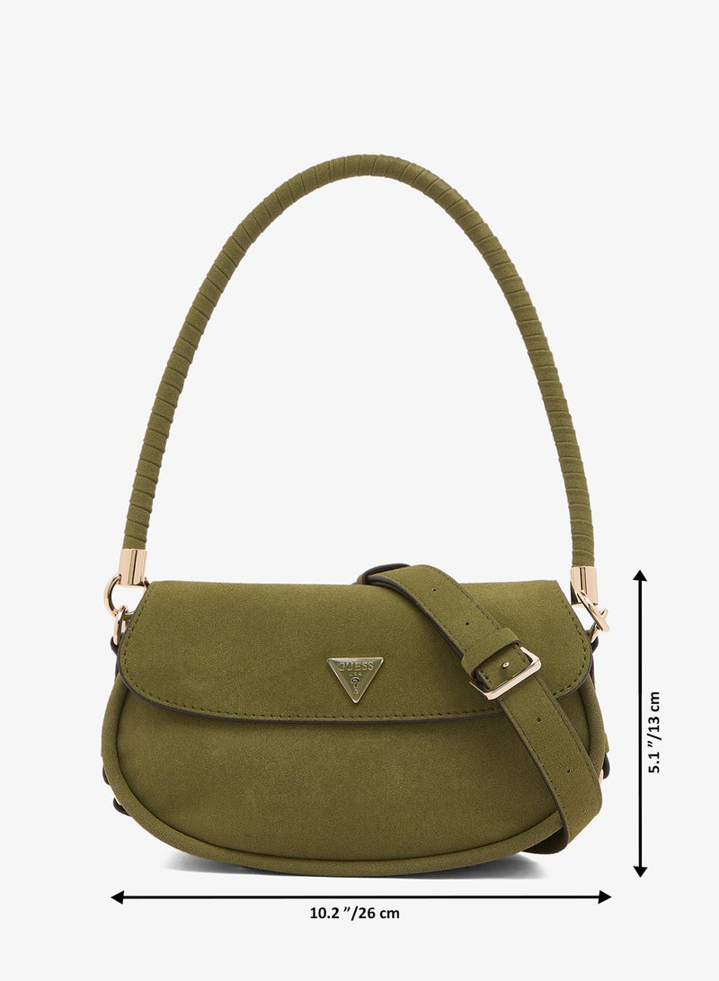 GUESS Danya Flap Over Shoulder Bag - Image 5