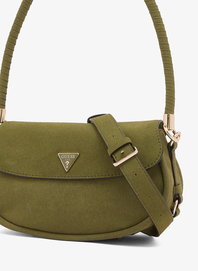 GUESS Danya Flap Over Shoulder Bag - Image 3