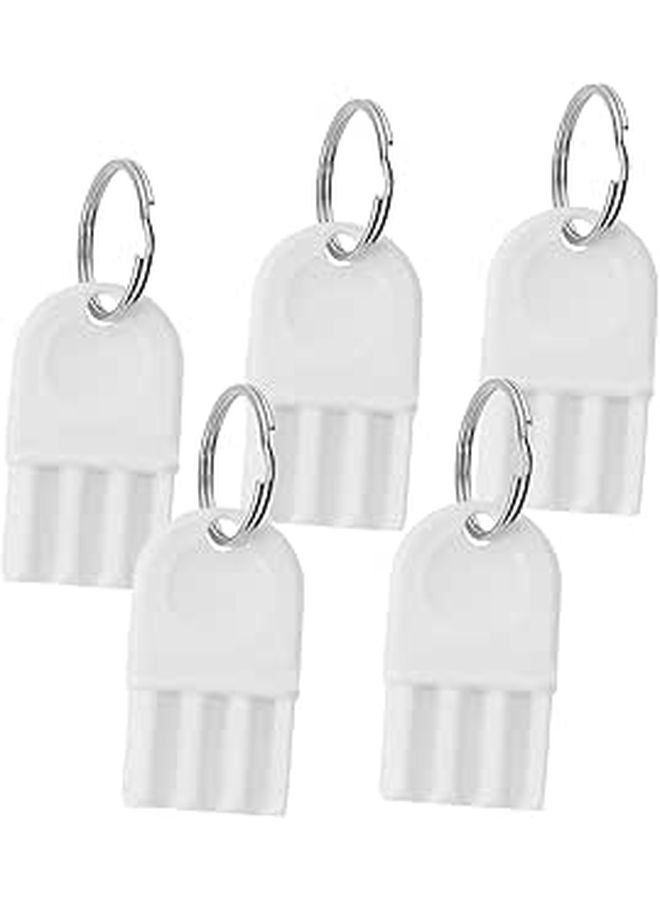 5 Pack Toilet Paper Dispenser Keys Set For Easy Access Paper Towel Holder Rings - Image 1