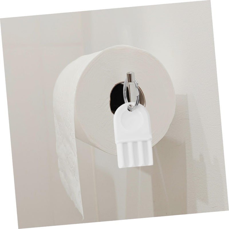 5 Pack Toilet Paper Dispenser Keys Set For Easy Access Paper Towel Holder Rings - Image 3