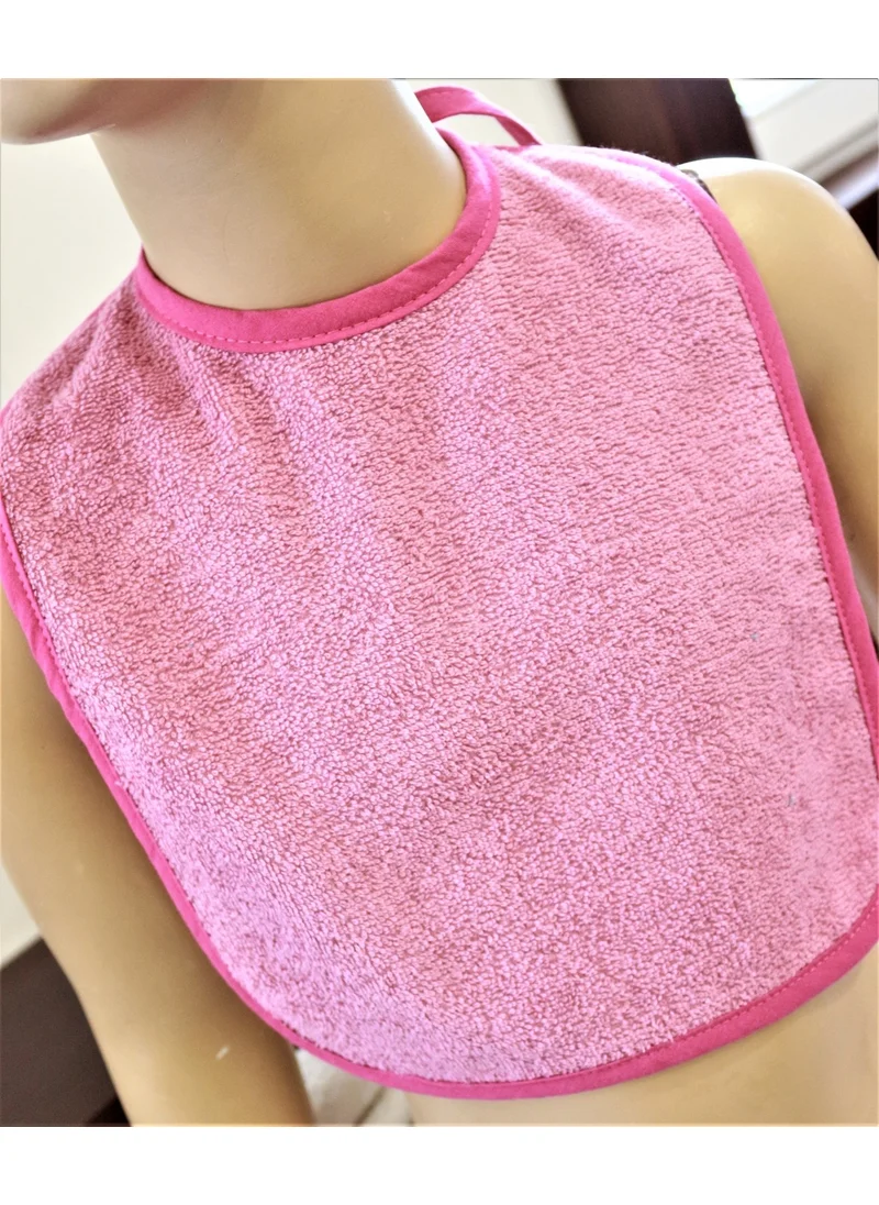 اندر هوم 100% Cotton, 24X30 Cm, Pink Color, Curly Baby Food Bib