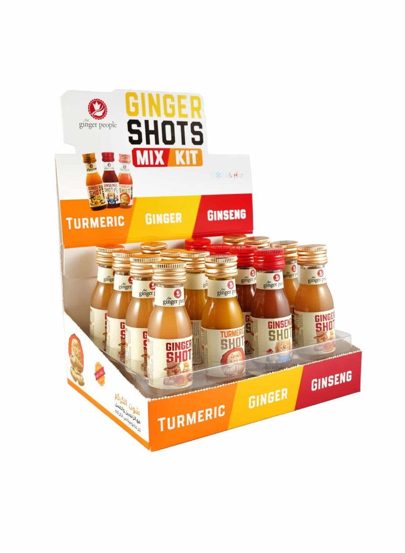 The Ginger People Fresh Mix Shot (Ginger, Ginseng & Turmeric Shot) Pack 16 x 30ml - Image 2