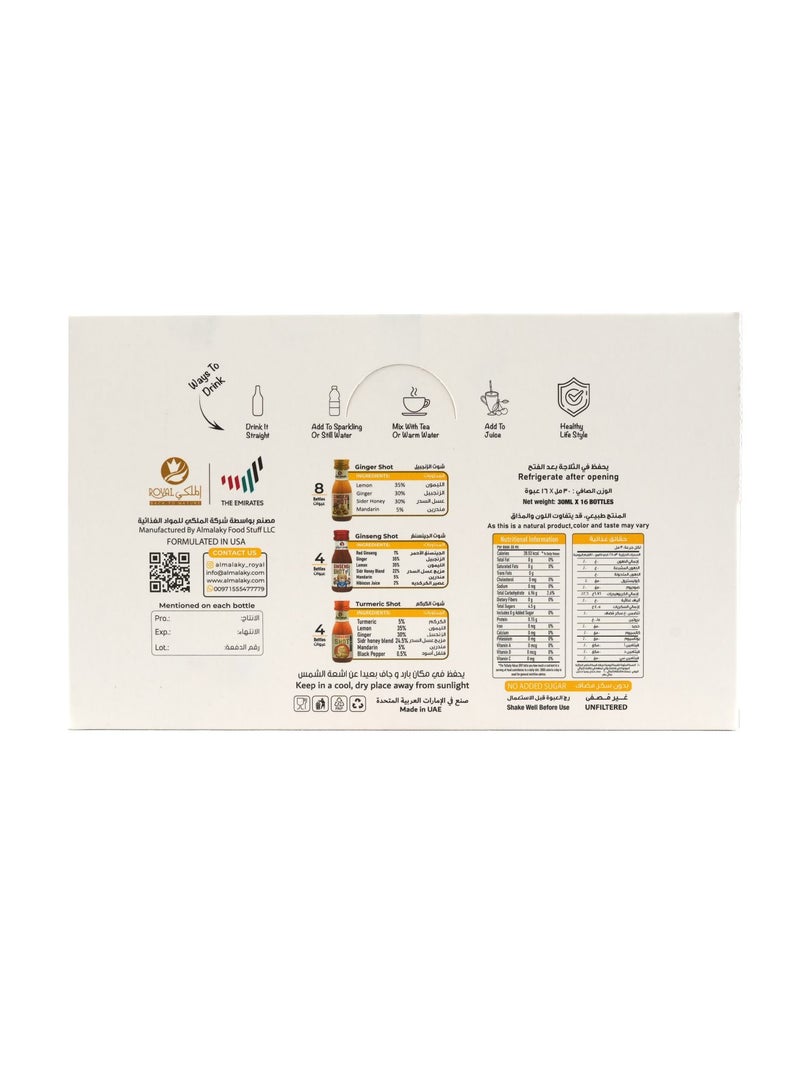 The Ginger People Fresh Mix Shot (Ginger, Ginseng & Turmeric Shot) Pack 16 x 30ml - Image 4
