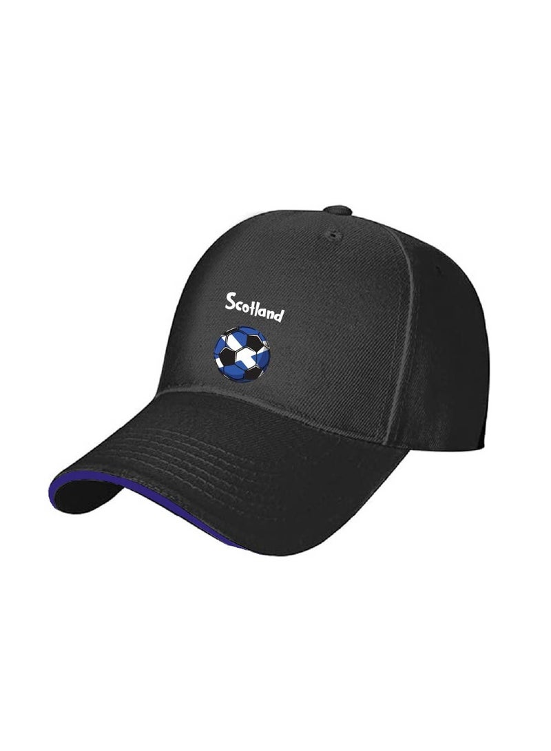 PRINTSHOP4ME Scotland Unisex Adult Football Cap for Both Men and Women With Metal Adjustable Buckle Closure - Perfect for Football Fans, Match Days, Outdoor Activities, and Everyday Wear - Image 2