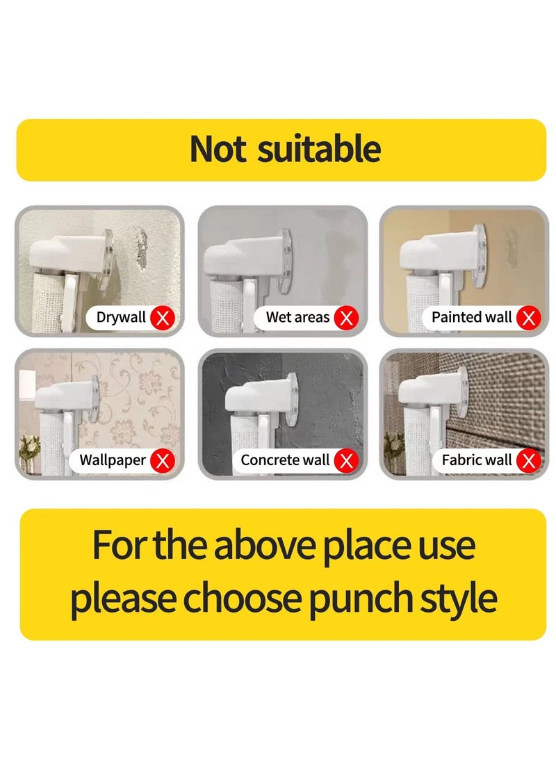 Punch-Free Smooth Wall No Drilling Install Retractable Adjustable Width and Height Mesh Baby Gate or Doorway Staircase Indoor Outdoor
