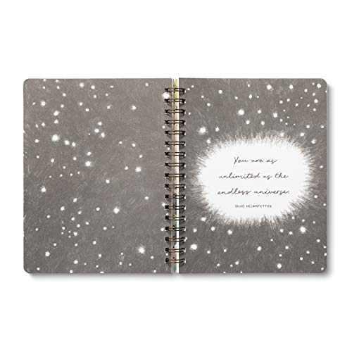 Compendium Spiral Notebook - There is a voice that doesn't use words. Listen. — A Designer Spiral Notebook with 192 Lined Pages, College Ruled, 7.0”W x 9.25”H - Image 3