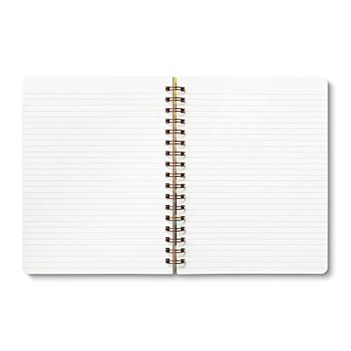 Compendium Spiral Notebook - There is a voice that doesn't use words. Listen. — A Designer Spiral Notebook with 192 Lined Pages, College Ruled, 7.0”W x 9.25”H - Image 4