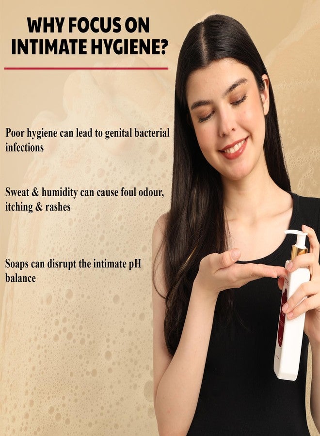 Omeo Intimate Hygiene Wash-200ml, with Hyaluronic Acid, Chamomile, Apple & Basil Extract, pH Balanced - Image 3