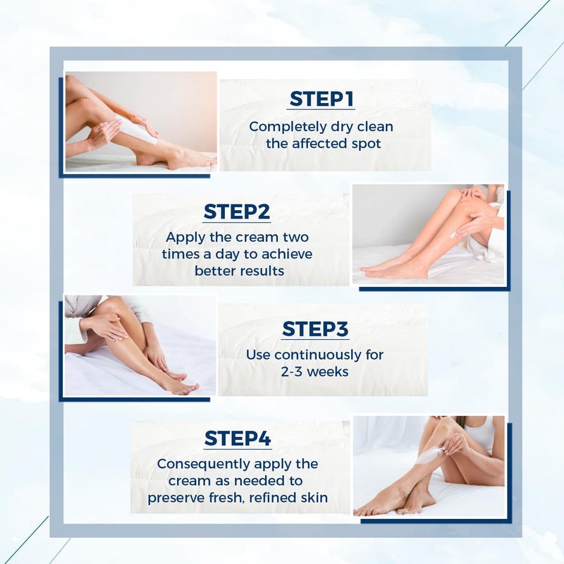 OUKEYA Urea Cream 40 Percent, Foot & Hand Cream for Dry Cracked, Urea Lotion for Feet Maximum Strength(12.35Oz X 2 Packs) - Image 4