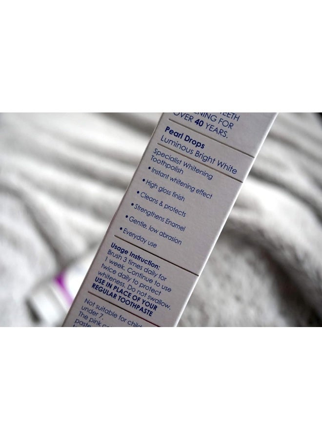 Pearl Drops Luminous Bright Professional Daily Toothpaste, 75ml - Image 4