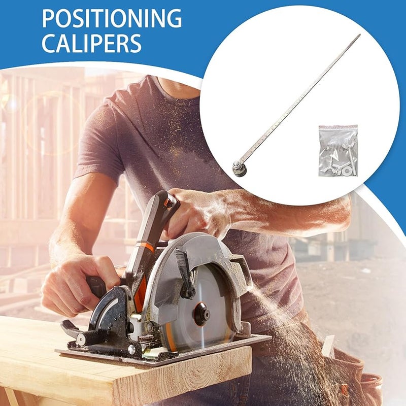 Single Bearing Circular Saw Cutting Guide With 60cm Adjustable Rail Precision Woodworking Tool - Image 3