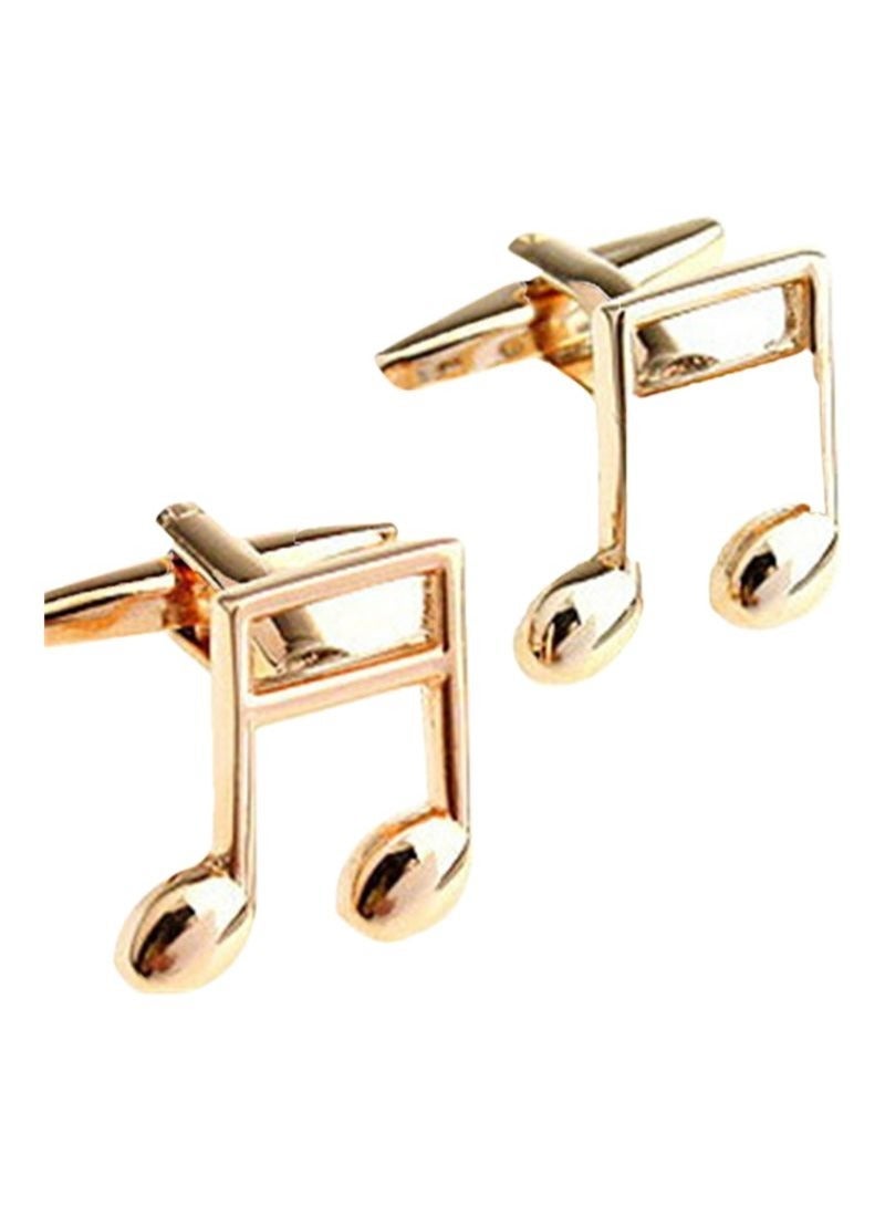 Music Beamed Cufflinks - Image 1