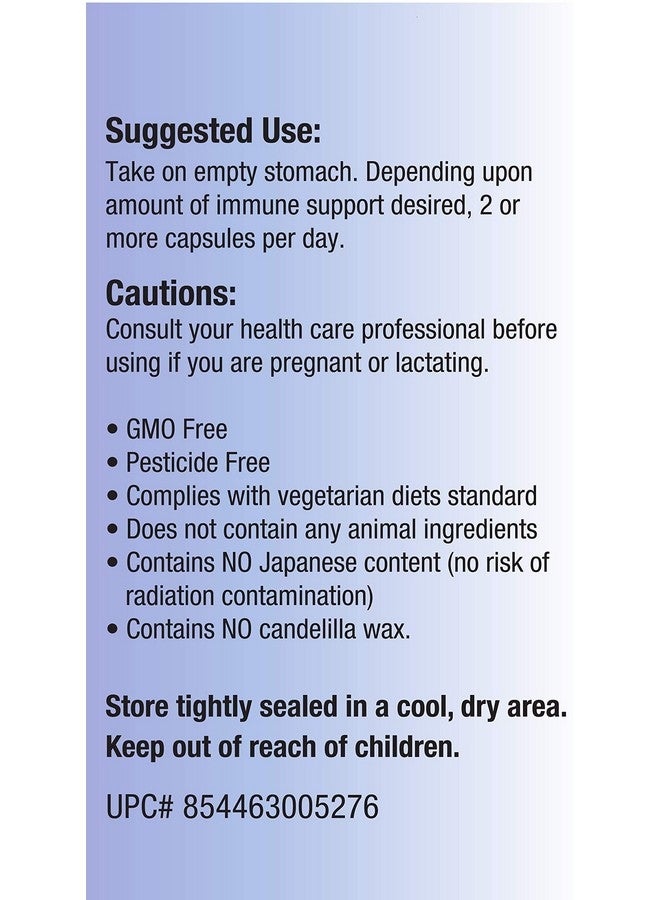 Relentless Improvement Active Hexose Correlated Compound Natural Immune Support Mushroom Extract 120 Count - Image 4