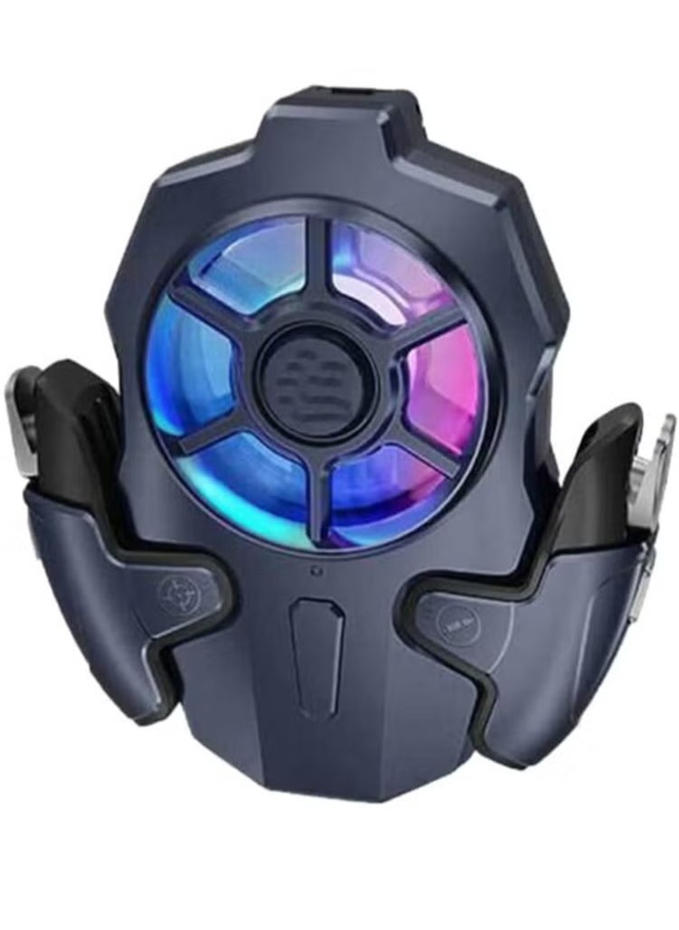 Memo AK03 Mobile Game Controller with Fan Cooler for PUBG - Joystick Trigger for iOS & Android  - Image 1