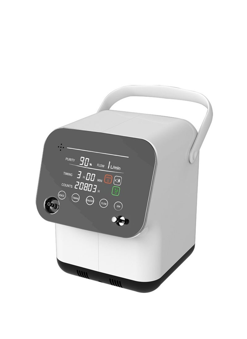 ABRONN Oxygen Concentrator JM-1S 1L | Intelligent Voice | Triple Safety Protection | Elderly Care | Real-time Monitoring  - Image 1