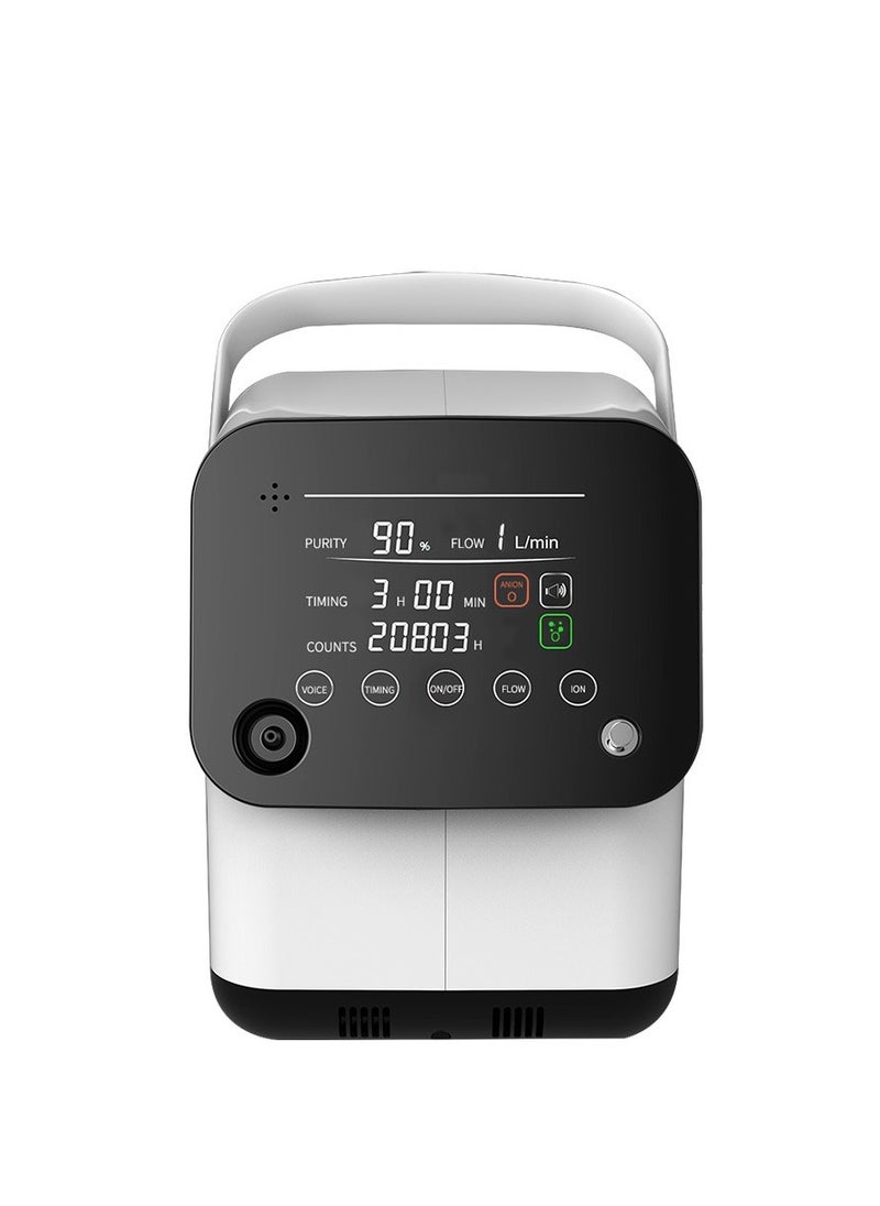 ABRONN Oxygen Concentrator JM-1S 1L | Intelligent Voice | Triple Safety Protection | Elderly Care | Real-time Monitoring  - Image 2
