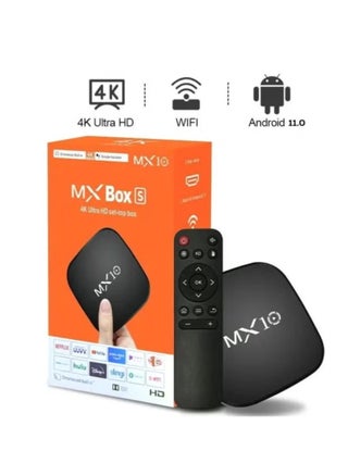 Unlock endless entertainment with the MX10 Box S Android TV Box featuring stunning 4K Ultra HD resolution, powerful quad-core processor, and high-speed dual-band 2.4G/5G WiFi for smooth streaming of YouTube, Netflix, IPTV, gaming, and apps – compact, easy HDMI setup for smart home entertainment - pzsku/ZC9DAE89DC8113F7DA0EBZ/45/1751285346/e0dcf370-b8c4-42bc-aae0-cb8831c6a48b