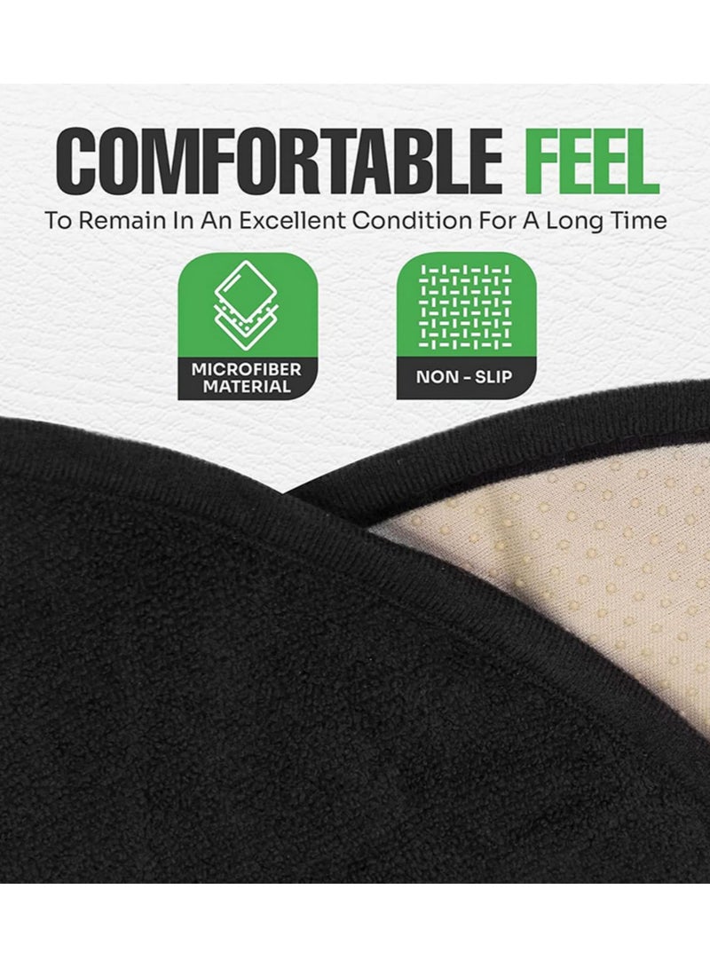 Waterproof Car Seat Towel Cover Protector with Adjustable Elastic Strap Non Slip Breathable Front and Rear Seat Cover for Baby Kids Adults Universal Fit Easy to Clean 29.5 x 56 Inches - Image 5