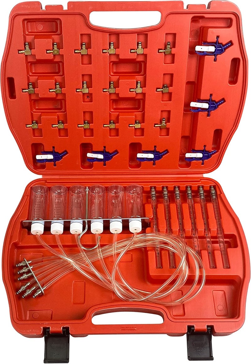 HFS 6-Cylinder Injector Detector Fuel Injectors Tester Tool Kit - Image 1