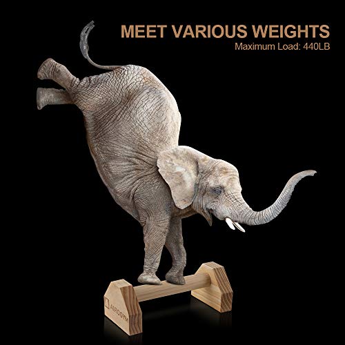 airogym Push-up Stand, 2 PCS Wood Pushup Bars Non-Slip Base Exercise Home Workout Equipment, 30CM Wooden Parallettes Handle Stands Grip for Men Strength Training, Planks Calisthenics - Image 4