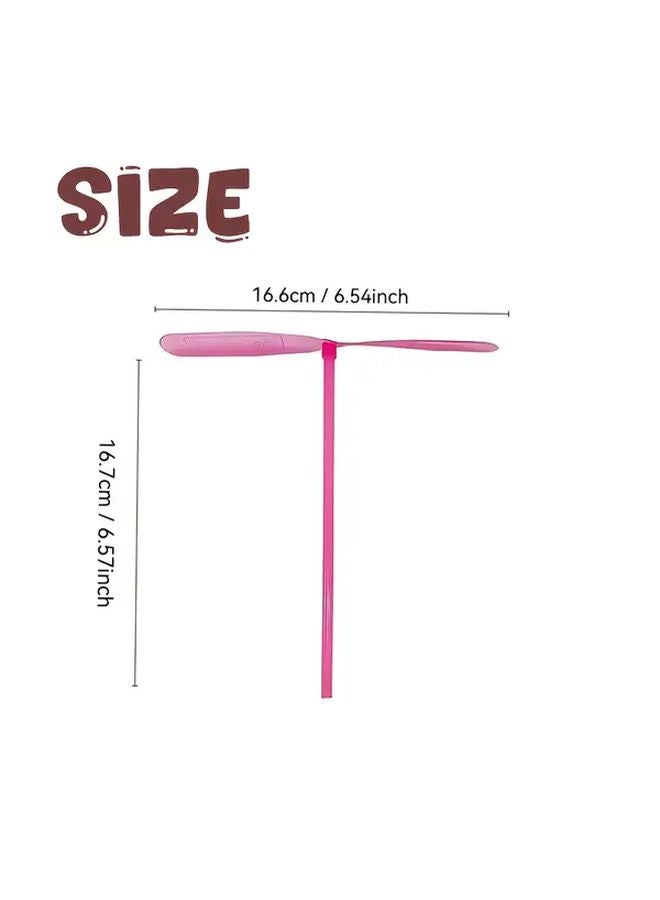 21 قطعة هليكوبتر بلاستيكية ملونة لعبة STEM سهلة التركيب هدية علمية تعليمية - Image 3