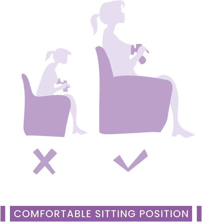 R for Rabbit First Feed Manual Breast Pump - BPA Free Silicone, Ergonomic Design, Purple - Image 5