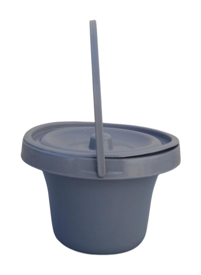 eOnekart Removable Plastic Oval Shape Commode Pot Bucket With Lid for Bedside Commode Chair | Toilet Chair | Bathroom Chair | Commode Stool| Commode Wheelchair Compatible With All Chair & Stool - Image 4