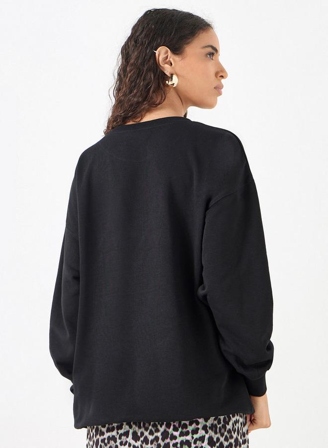 SP Characters SmileyWorld Print Sweatshirt with Long Sleeves - Image 3