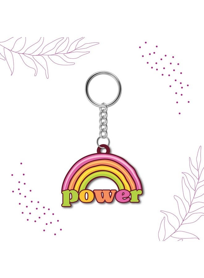 Bhai Please Power Wooden Keychain for Car, Bike, Office, Home (Pack of 1) Multicolour Key Chain with Ring | Gift for Men, Women, Girls, Boys, Him and Her - Image 3