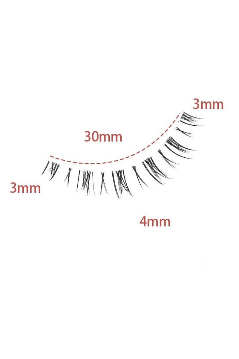 10 Pairs Bottom Lashes Strip Clear Band Lower Lashes Natural Lower Eyelashes Extension Cosplay Bottom Eyelashes Reusable - Image 2