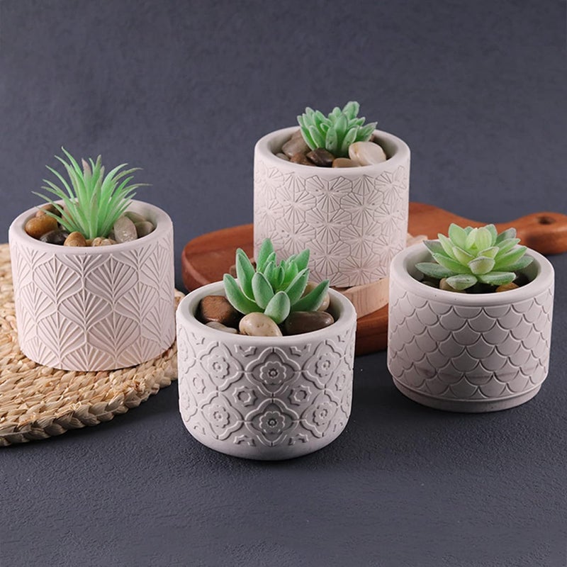 ARTOOL Resin Flower Pot Mold DIY Round Resin Casting Mold flowerepot Silicone Craft Mold for Flower Planter (D90) - Image 3