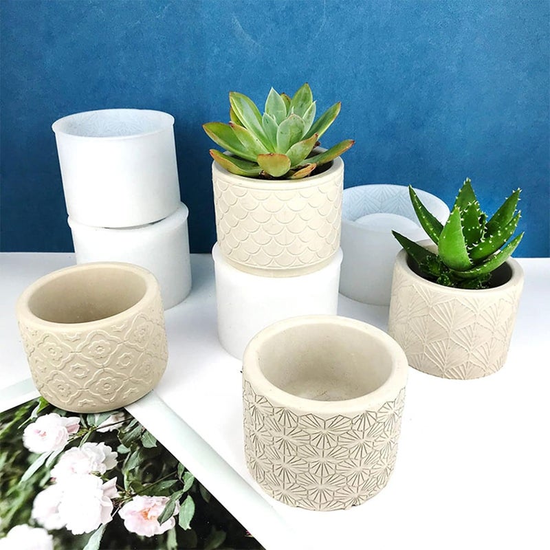 ARTOOL Resin Flower Pot Mold DIY Round Resin Casting Mold flowerepot Silicone Craft Mold for Flower Planter (D90) - Image 4