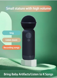 Viden Wireless Karaoke Microphone Portable Bluetooth Microphone with Speaker Voice Changing Singing Family Party Children and Adults Singing Sound Card V8  - Image 4