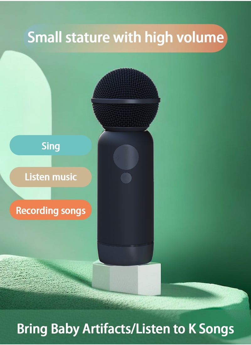 Viden - Wireless Karaoke Microphone Portable Bluetooth Microphone with Speaker Voice Changing Singing Family Party Children and Adults Singing Sound Card V8 - Image 1