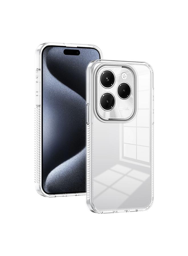 S-TOP Case For Infinix Hot 40 / Hot 40 Pro 2.5mm Anti-slip Clear Acrylic Hybrid TPU Phone Case - Image 1