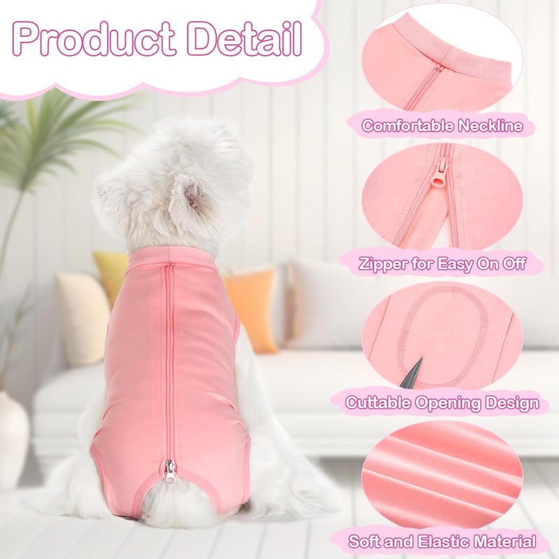 Coppthinktu Dog Surgery Suit Recovery Suit for Dogs After Surgery Female, Dog Onesie Suitical Neuter Puppy Spay Shirts, Post-Op Bodysuit Anti Licking Abdominal Wounds Cone Alternative - Image 3